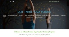 Desktop Screenshot of laketahoeyogaschool.com